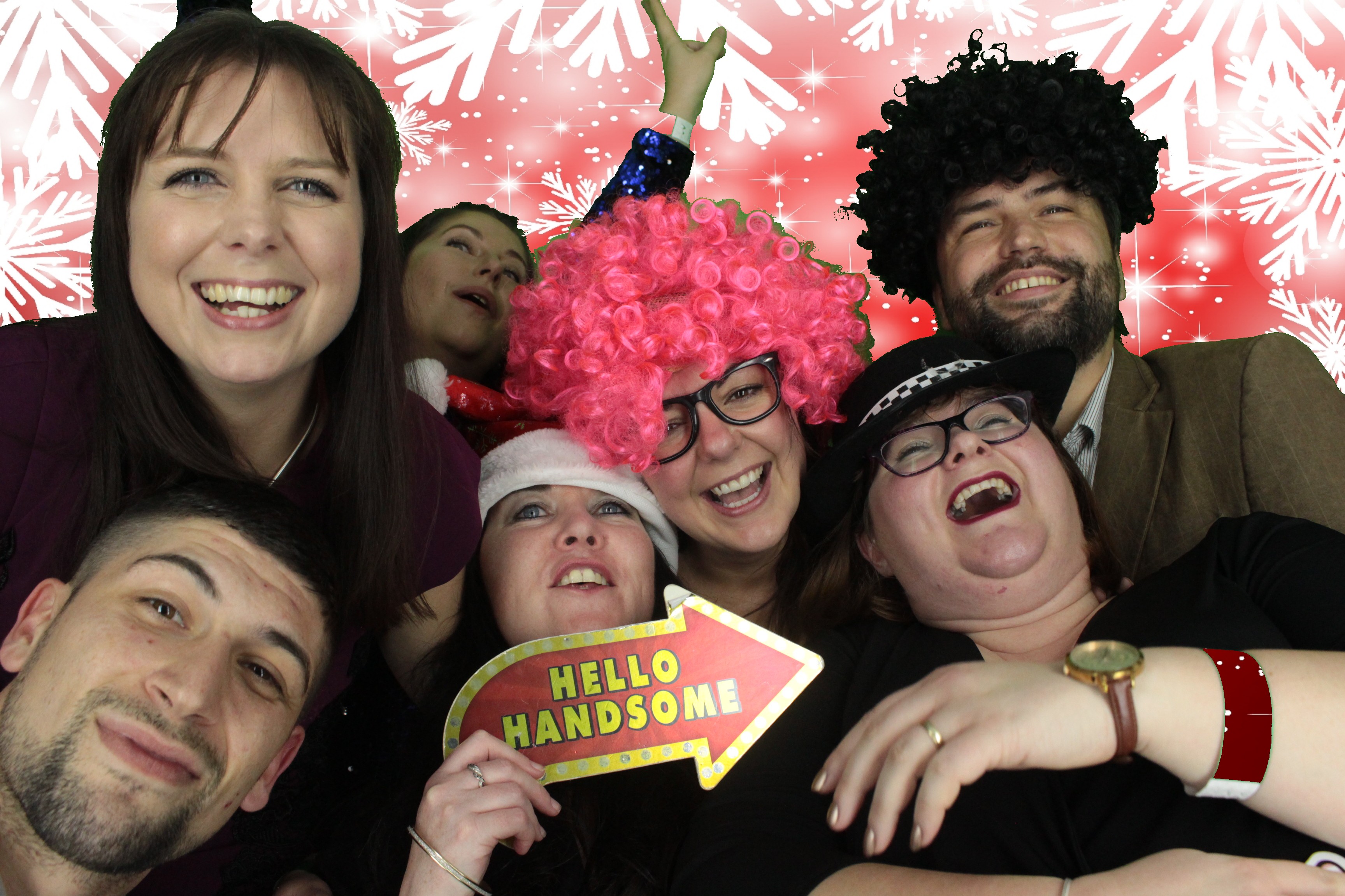 One Line Christmas Party | View more photos from the event at gallery.myphotoboothexperience.co.uk/u/MyPhotoBoothExperienceLtd/One-Line-Christmas-Party